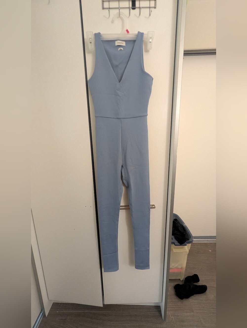 Slab Blue Babaton Contour Plunge Jumpsuit Size Xxs Perfect Condition Never Worn